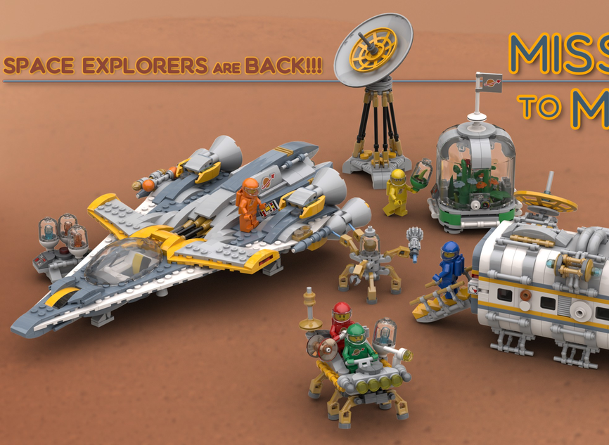 Mission discount mars lego