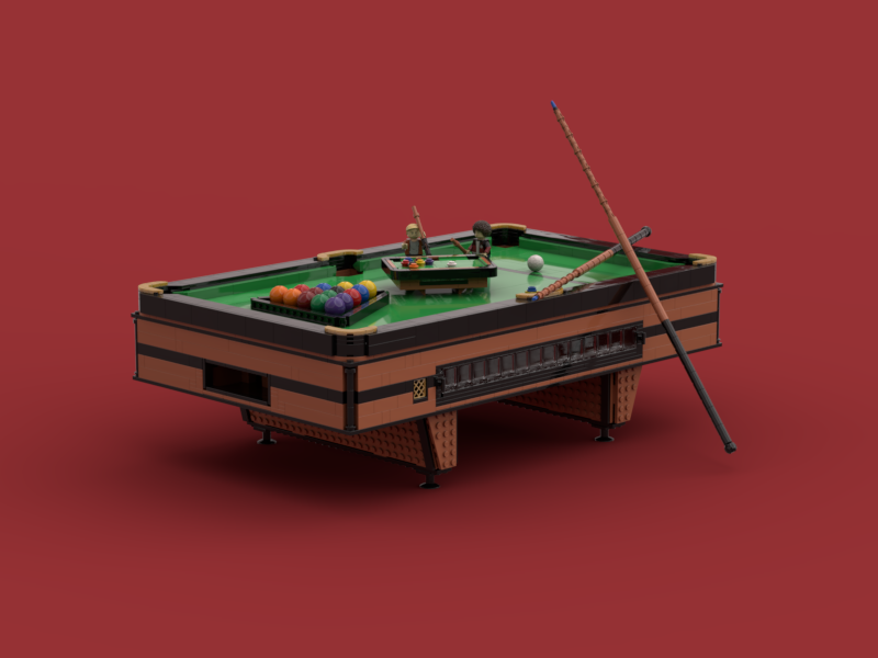 Lego cheap snooker table