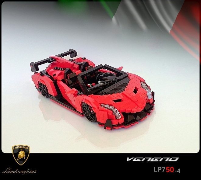 Lego discount lamborghini red