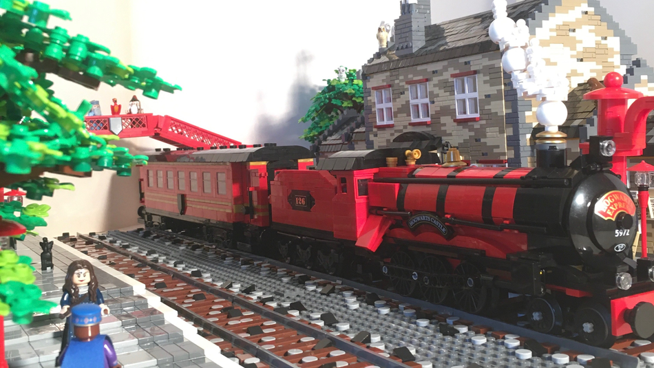 Harry potter train 2024 station lego set