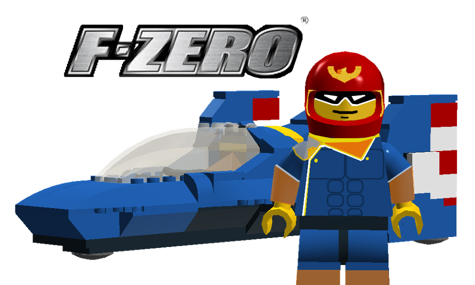 LEGO IDEAS Captain Falcon s Racer Blue Falcon