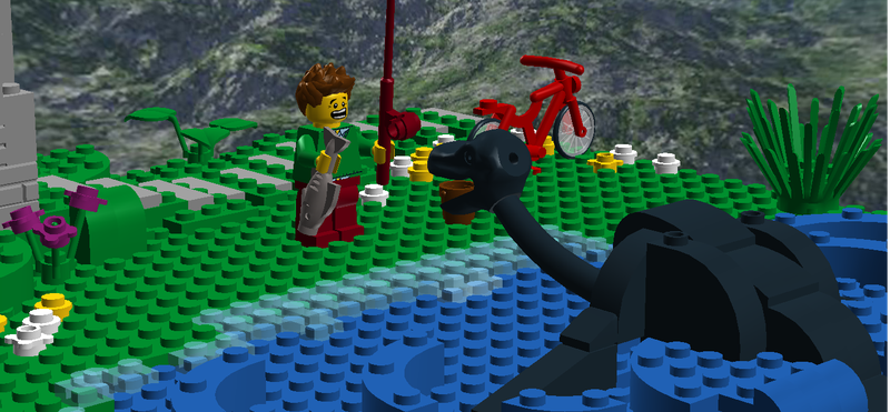 lego loch ness monster
