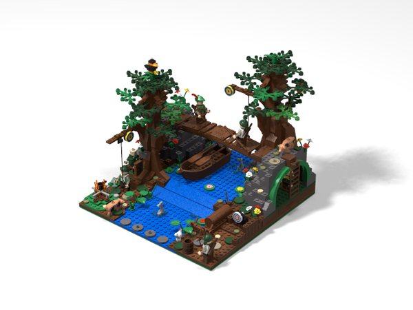 lego robin hood tree house