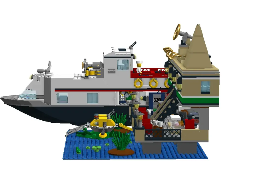 Lego river hot sale boat