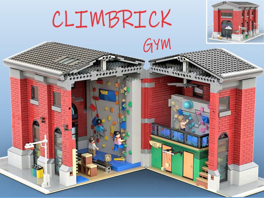 Lego rock climbing wall sale