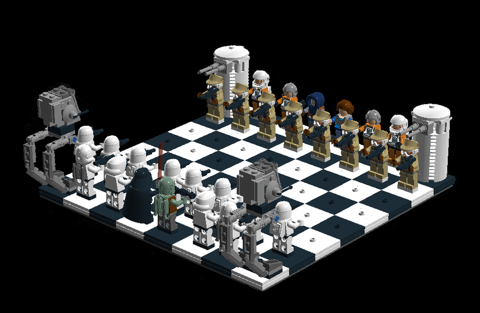 Lego star wars chess 2024 set