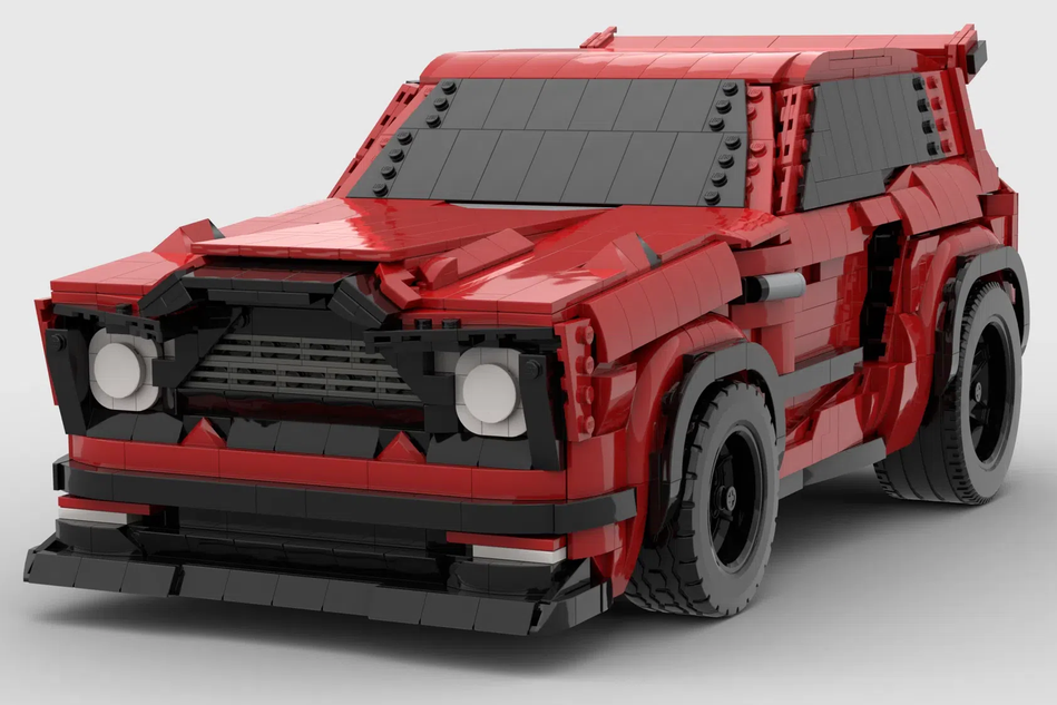 Lego rocket hot sale car