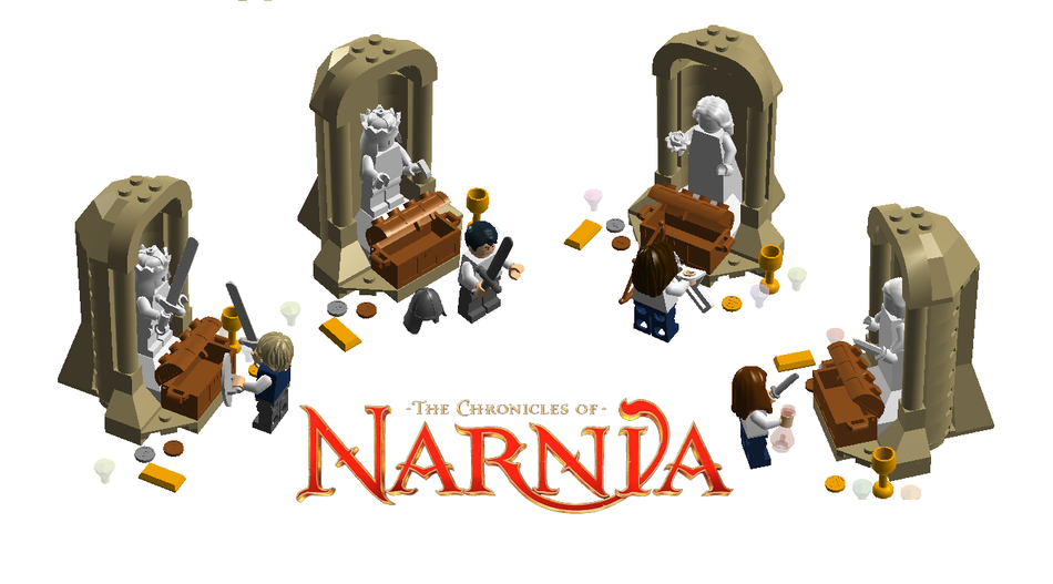 LEGO IDEAS Narnia Cair Paravel Treasure Chamber