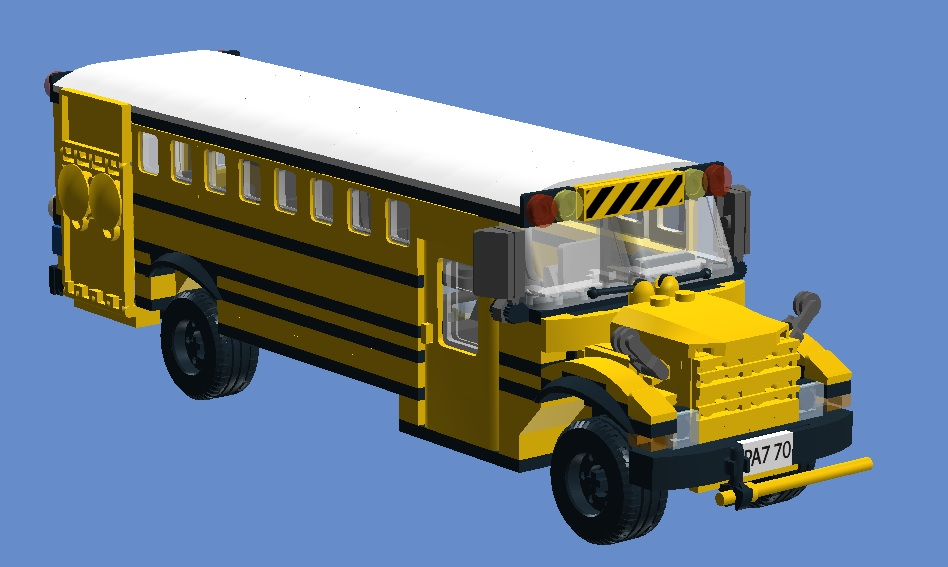 Lego school hot sale bus moc