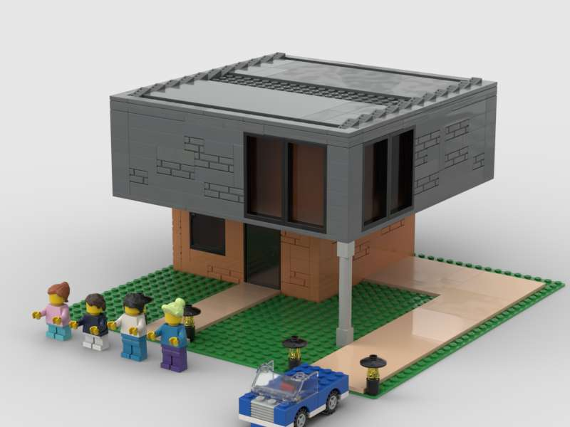 Lego best sale modern house