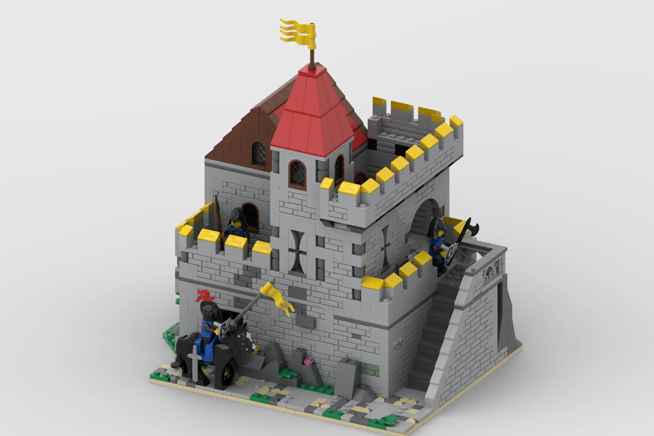 Lego black hot sale falcon castle