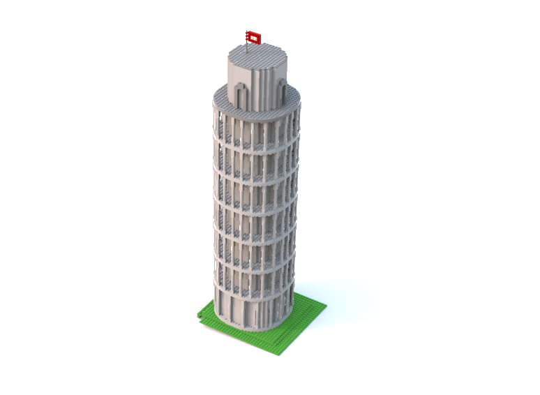 Leaning tower of pisa lego 2024 set