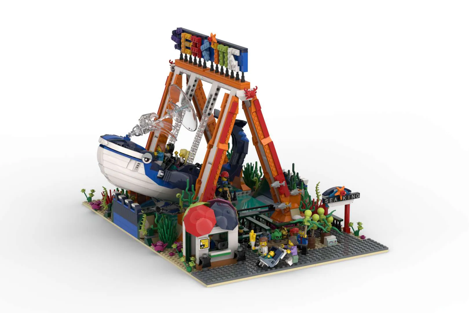 Sea King Swing Ride | LEGO® Ideas