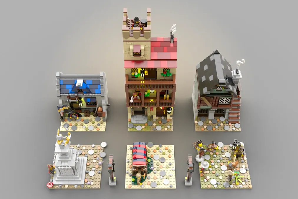 LEGO IDEAS - Ambush in Medieval Village