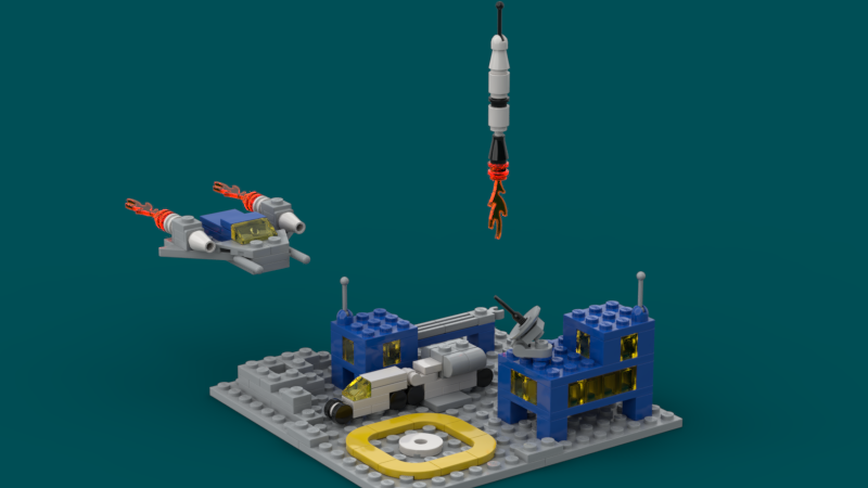 Lego best sale rocket base