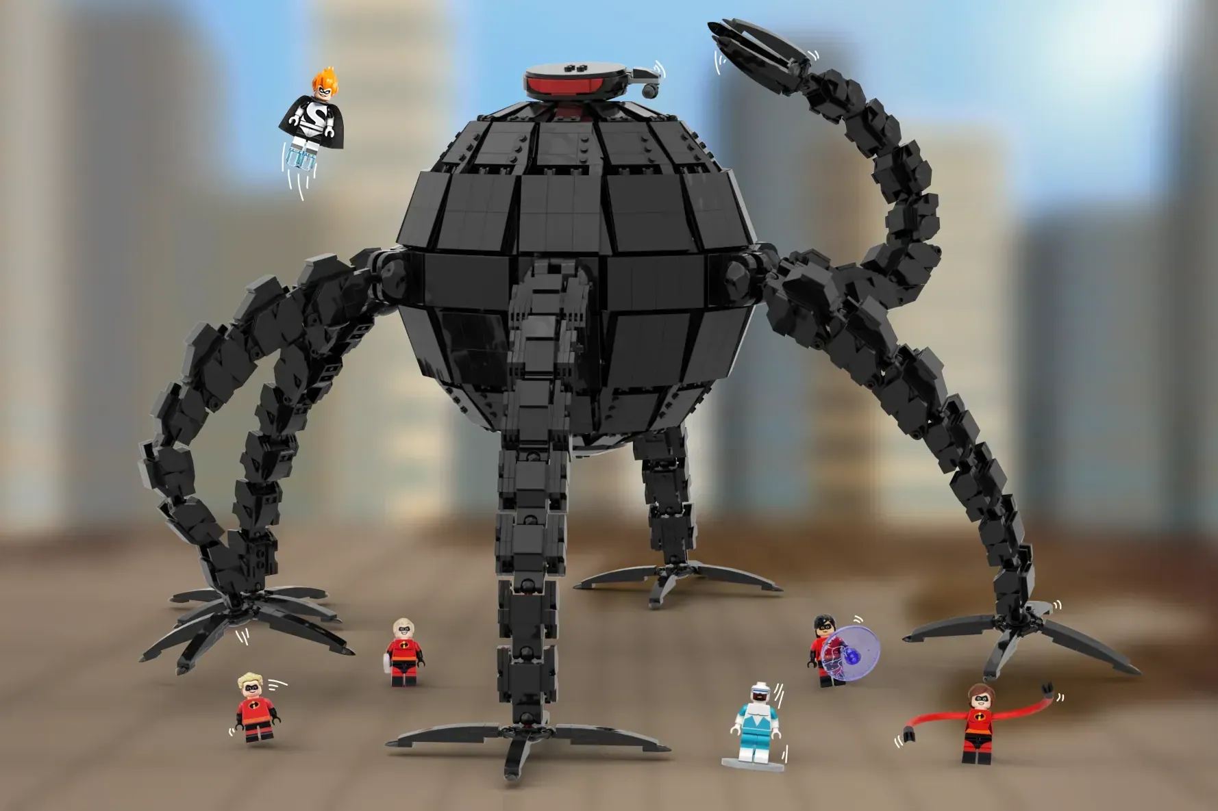 The Incredibles Omnidroid Showdown | LEGO® Ideas