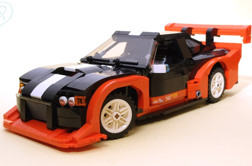 Lego store rally car