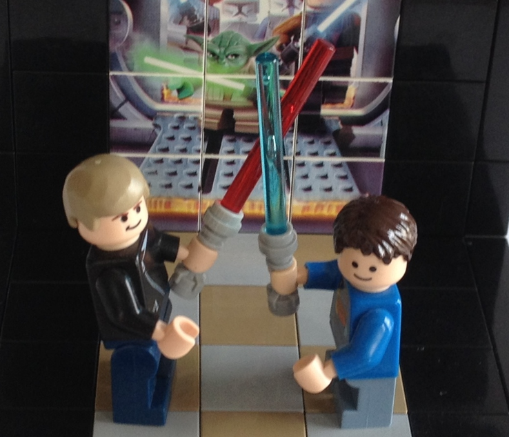 anakin skywalker vs obi wan kenobi lego