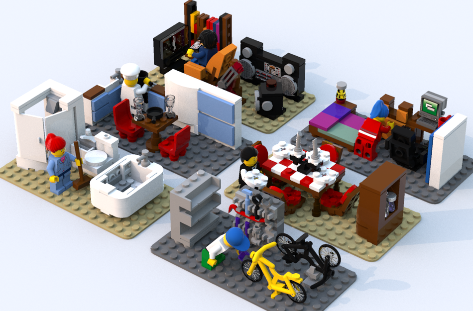 LEGO IDEAS Interiors and Furniture