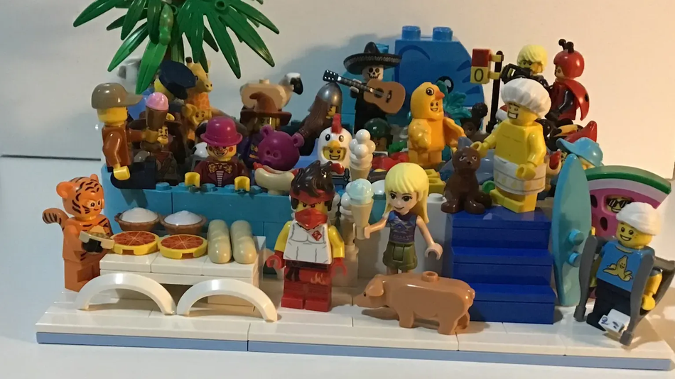 Pool discount party lego