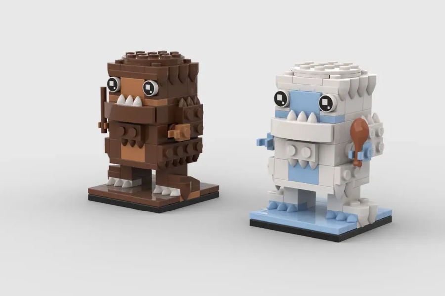 STITCH & the FROG  BRICKHEADz : r/lego