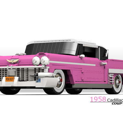 lego pink cadillac