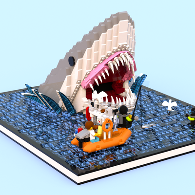 lego megalodon shark