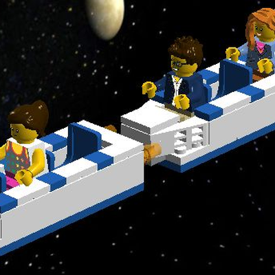 lego space mountain