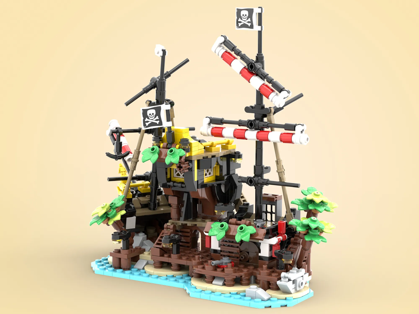 LEGO IDEAS 90th Anniversary Micro Scale Celebrations Pirates