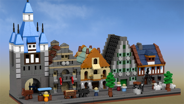 lego medieval city