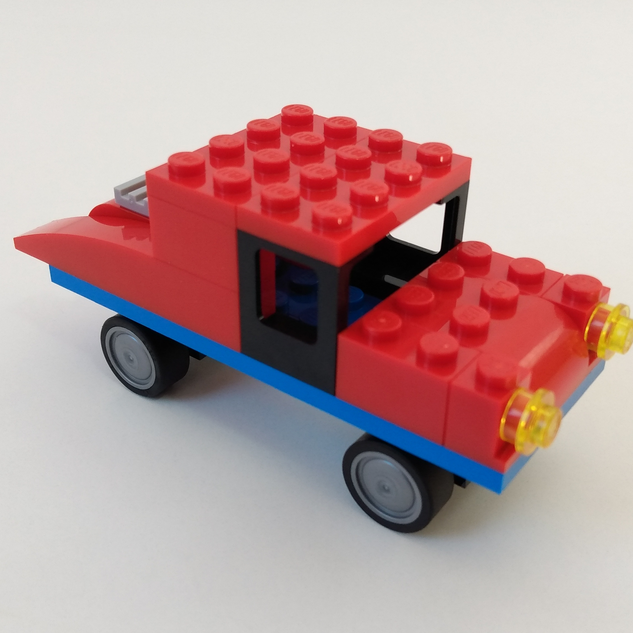 Lego classic red discount car