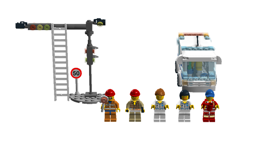 LEGO IDEAS Lego City Ambulance Starter Set