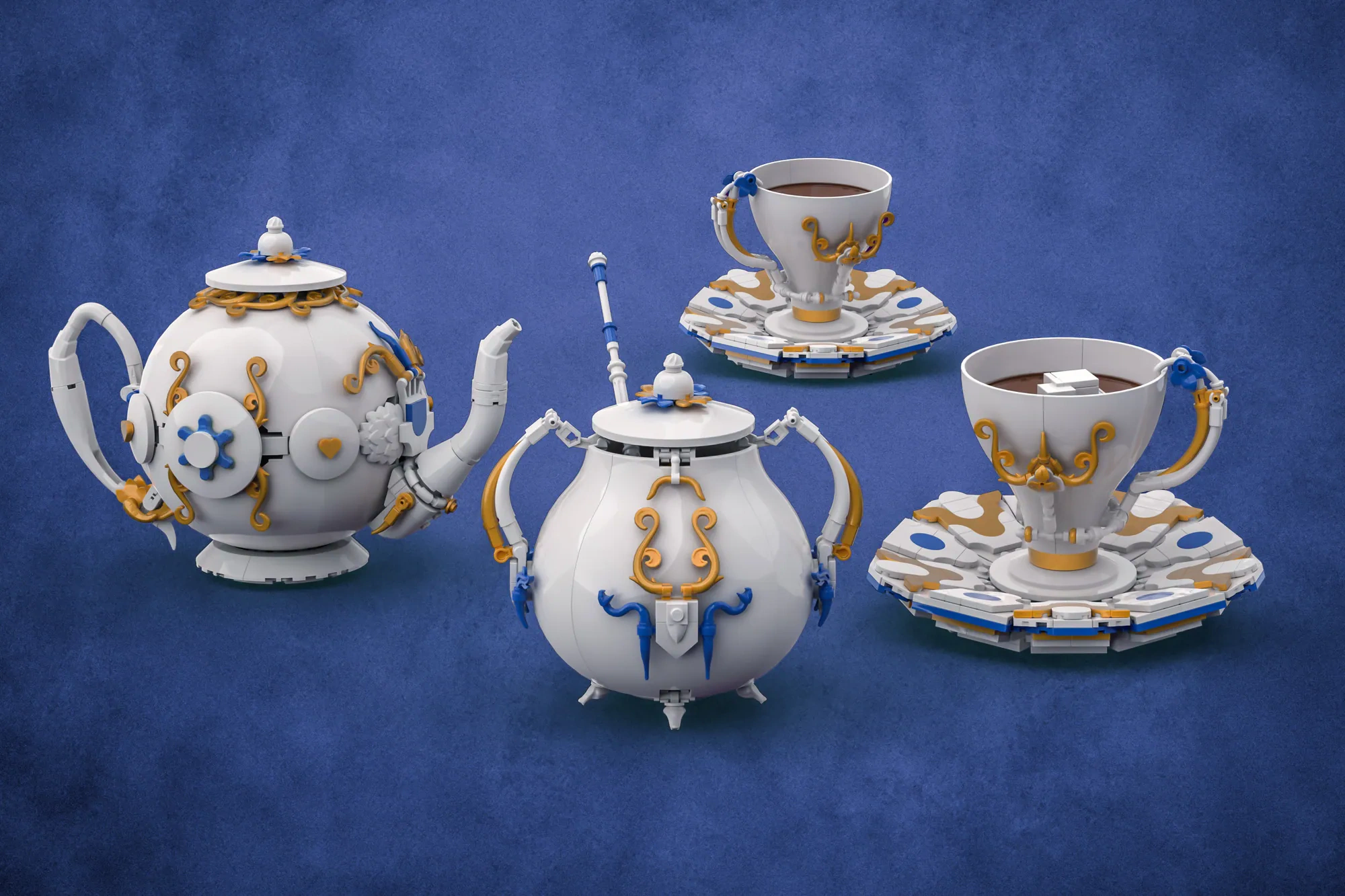 Tea for Two – Classic Porcelain Set | LEGO® Ideas