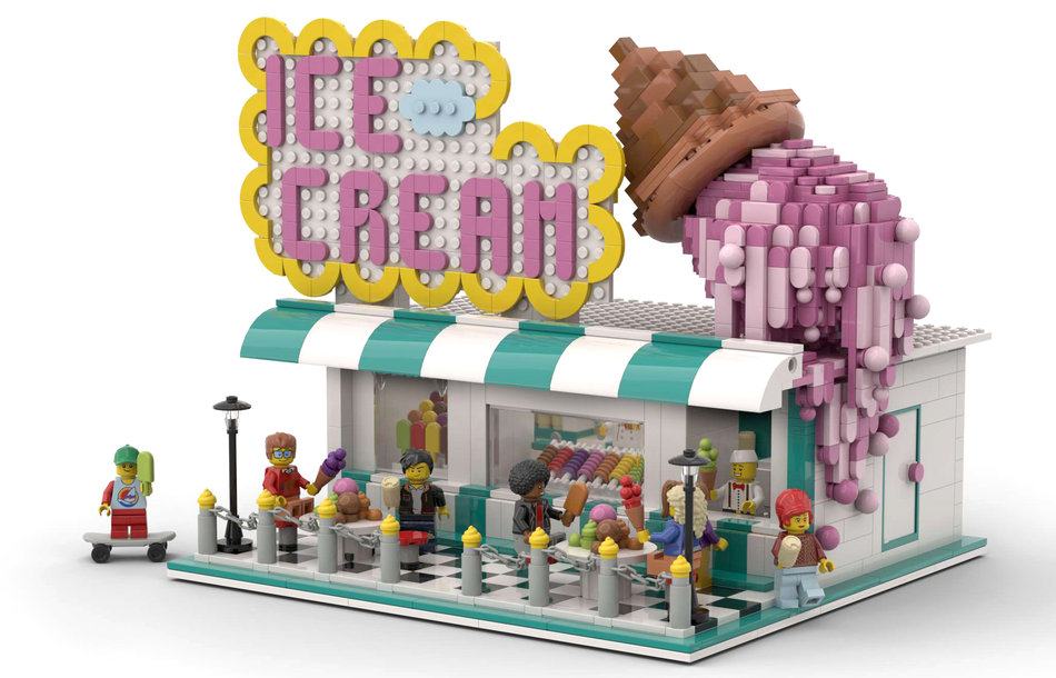 LEGO IDEAS - Ice Cream Parlor