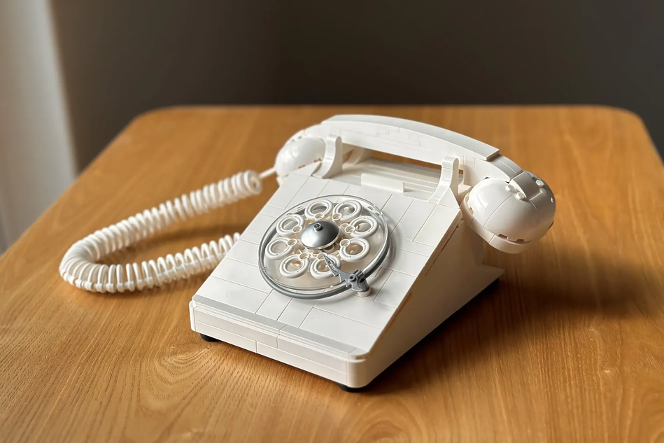 Rotary Dial Corded Telephone