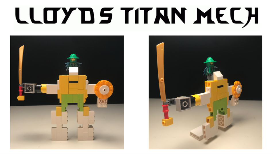 Lego ninjago store lloyd's titan mech