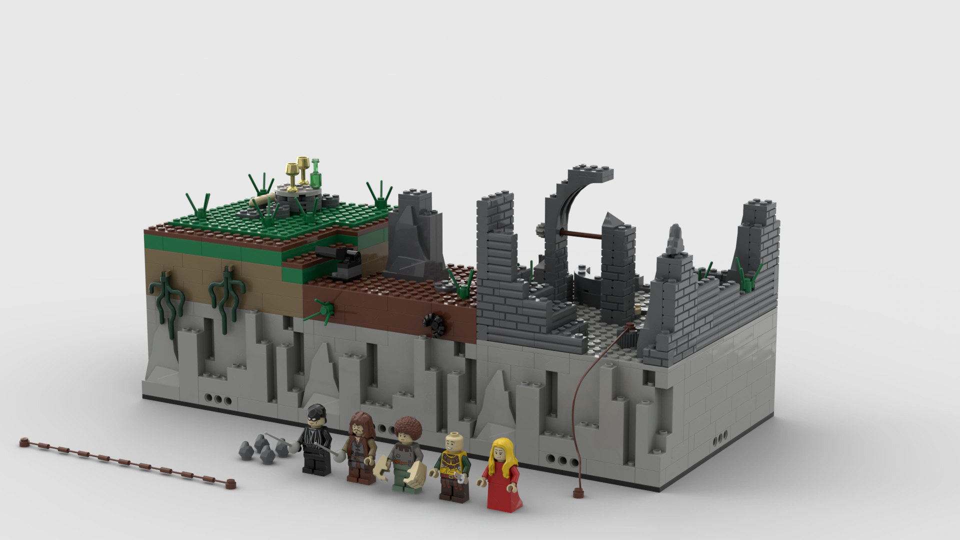 The Princess Bride: Modular Cliffs of Insanity | LEGO® Ideas