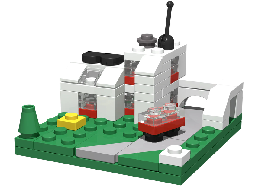 Lego 6380 emergency treatment center hot sale