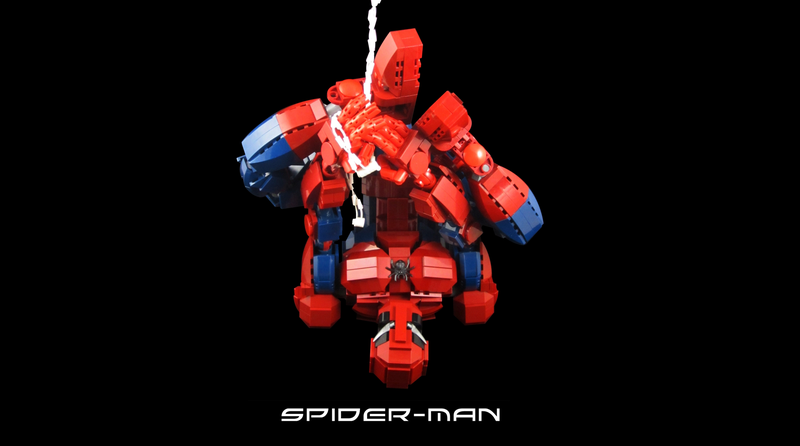 lego spider man action figure