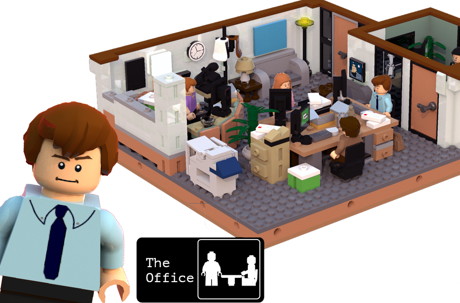 We Build LEGO The Office, Stuffed With Dunder-Mifflin Easter Eggs - IGN