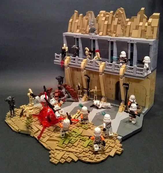 Star wars battle lego hot sale