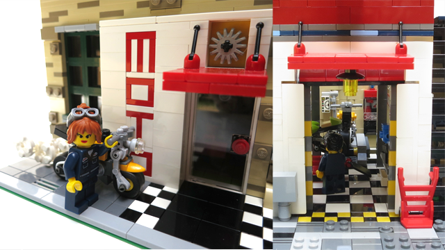 Lego store motorcycle shop