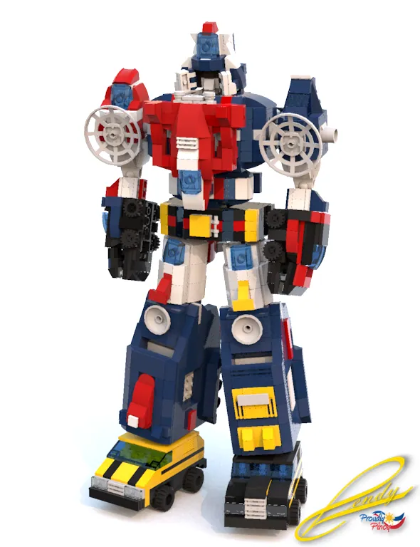 Dairugger XV Robot Transformable 20cm – Voltron – Véhicules Métal (occasion)