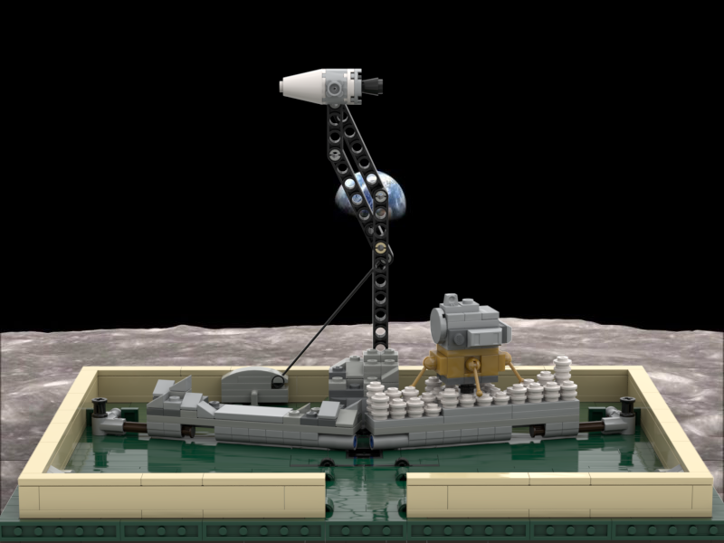 Lego best sale moon landing