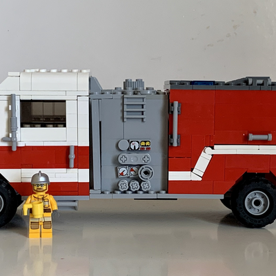 lego fire truck moc