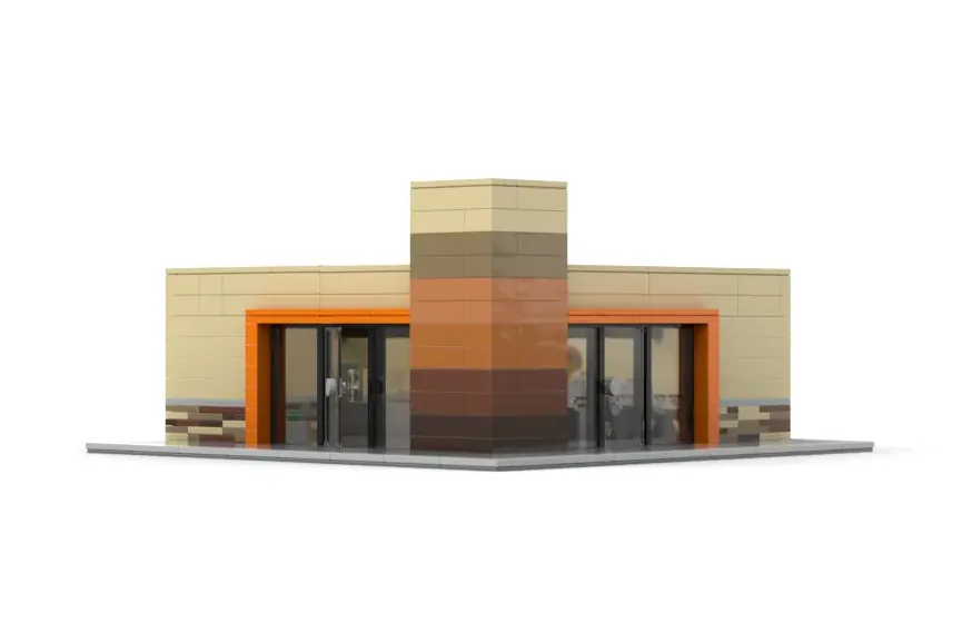 LEGO IDEAS Dunkin Donuts Coffee Shop