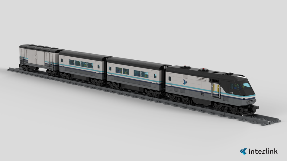 Lego metrolink train sale