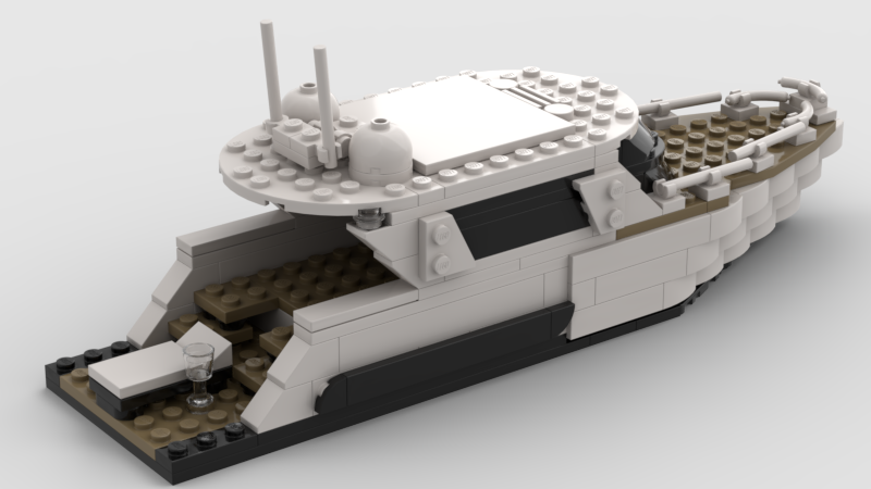 Lego yacht store