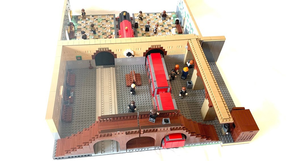 Lego harry potter kings cross station hot sale