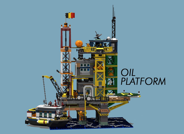 lego oil rig set